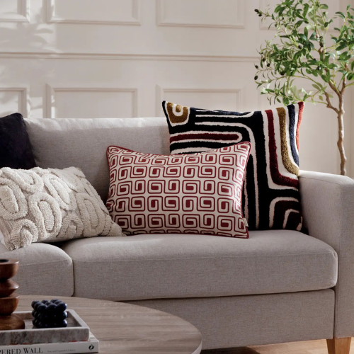 HOUSSE DE COUSSIN CAPITONNE - FOSSE NATUREL